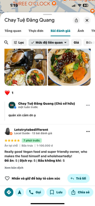 Feedback chay tuệ đăng quang