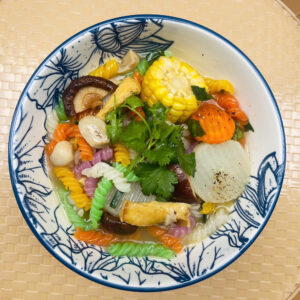 Súp Nui Rau Củ Thuần Chay