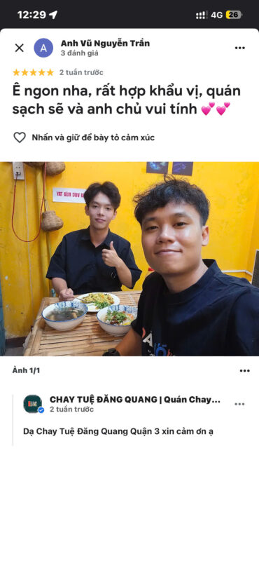 Feedback chay tuệ đăng quang