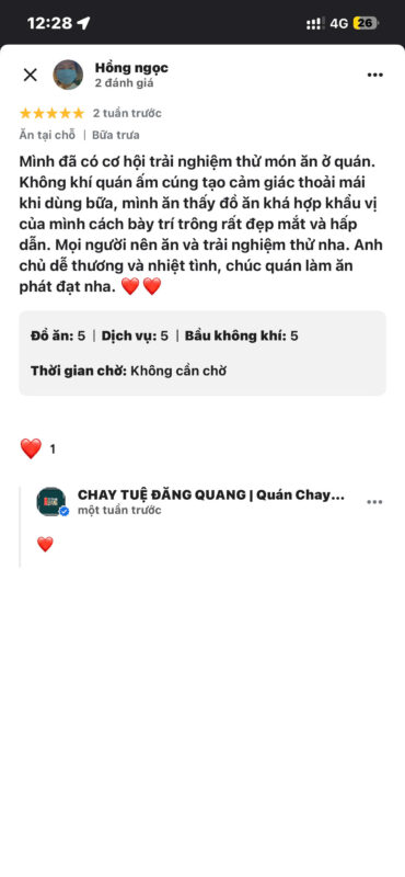 Feedback chay tuệ đăng quang