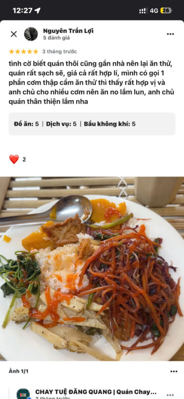 Feedback chay tuệ đăng quang